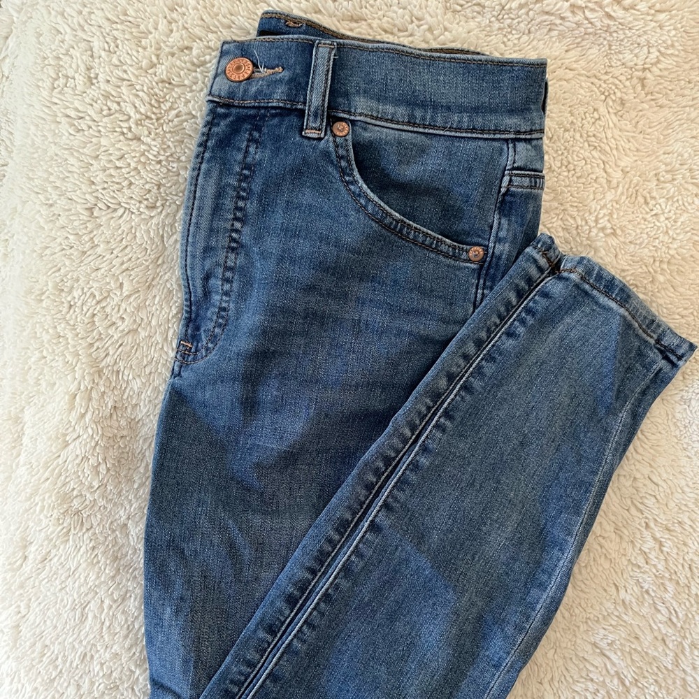Express High Rise Skinny Jeans